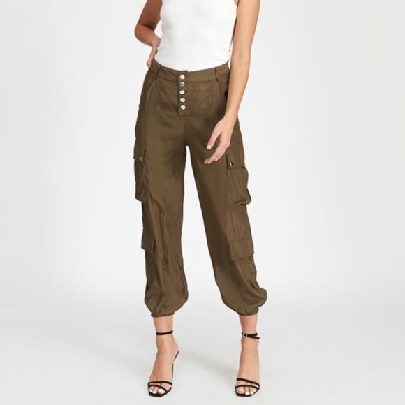 Lioness Cypress khaki cargo jogger pants XS - Picture 7 of 7